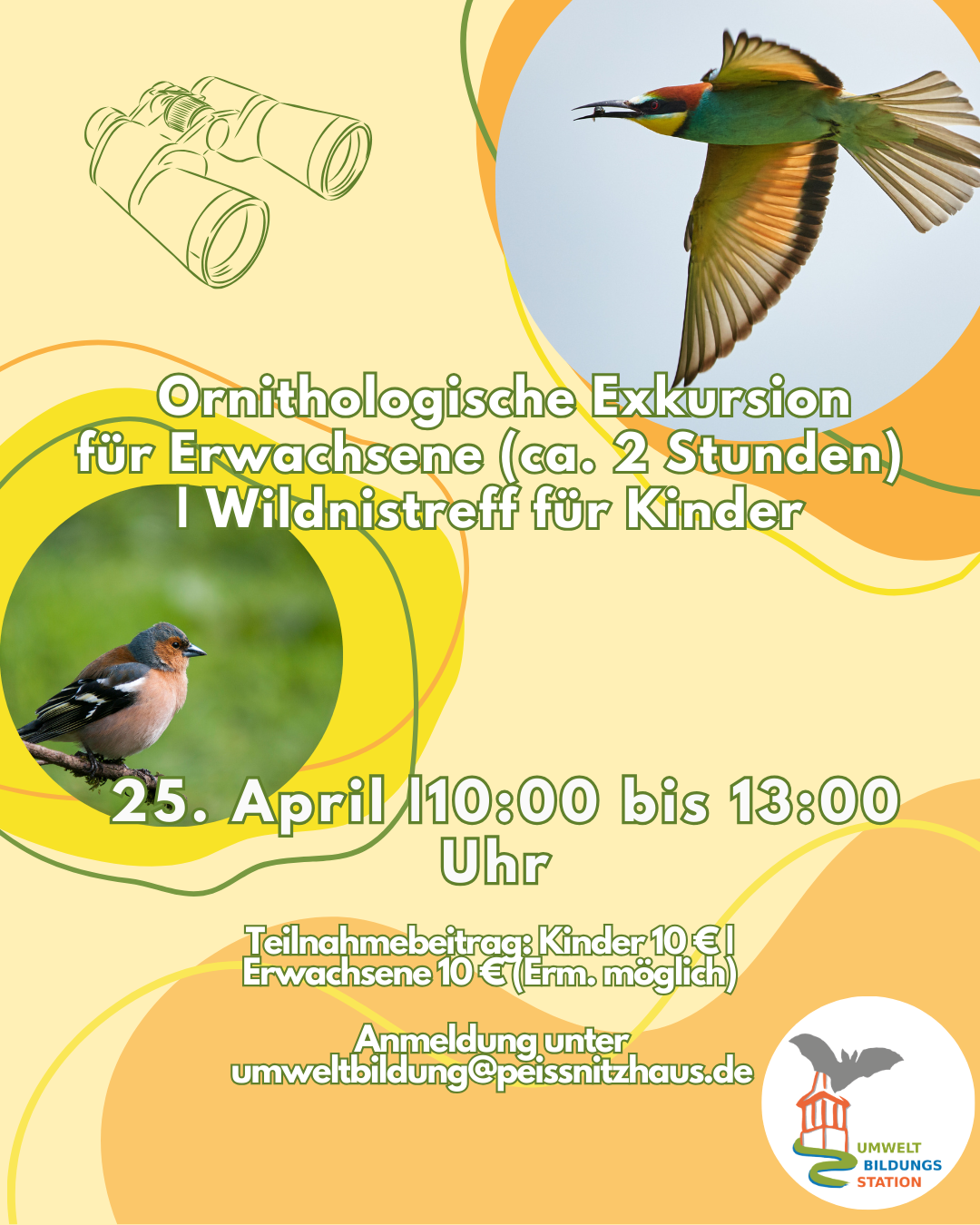 April Erwachsene und Kinder vogelstimmen 2026